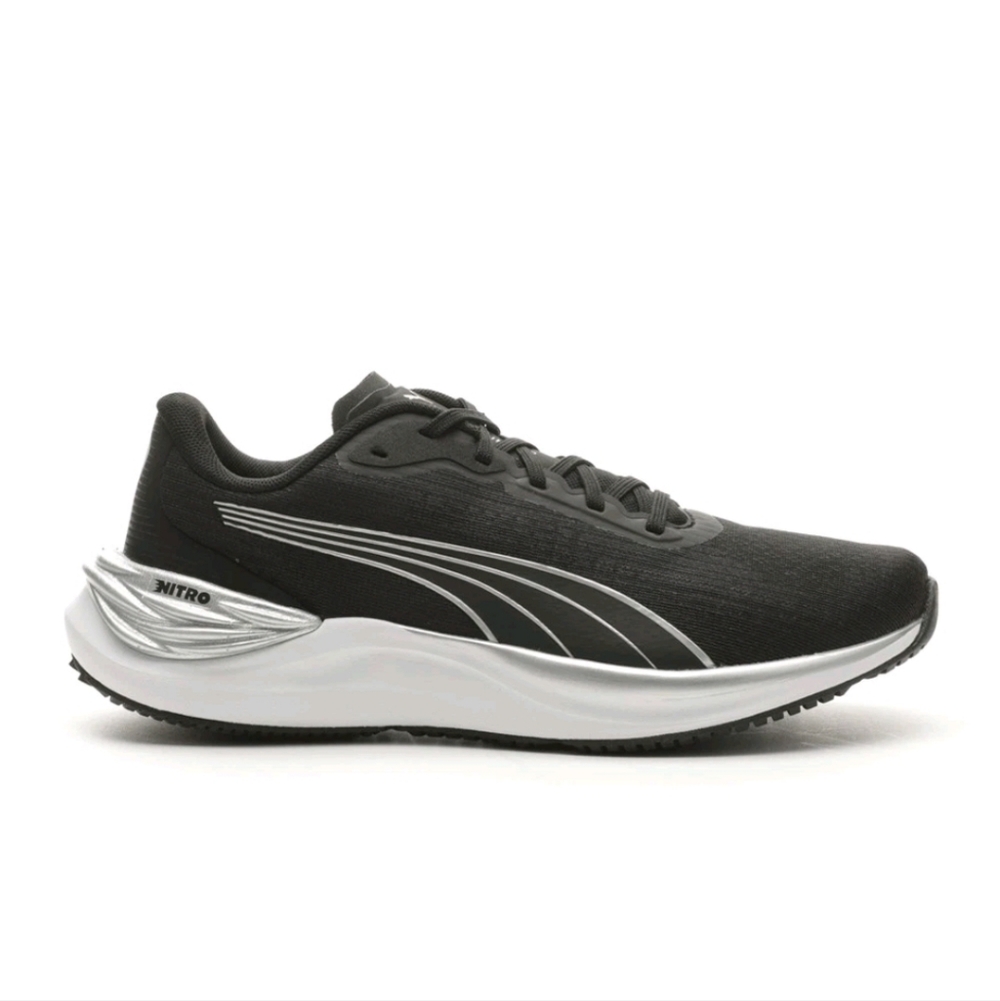 PUMA Electrify Nitro 3 Running  Women's 11 Black White Athletic Shoes 37845601